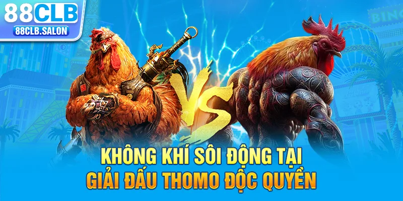 Không khí sôi động tại giải đấu Thomo độc quyền